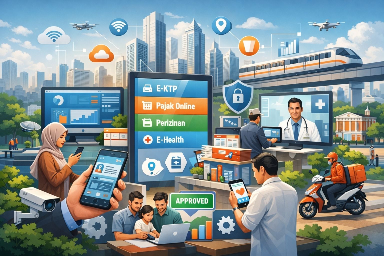 Pelayanan Publik Berbasis Teknologi untuk Masyarakat Urban