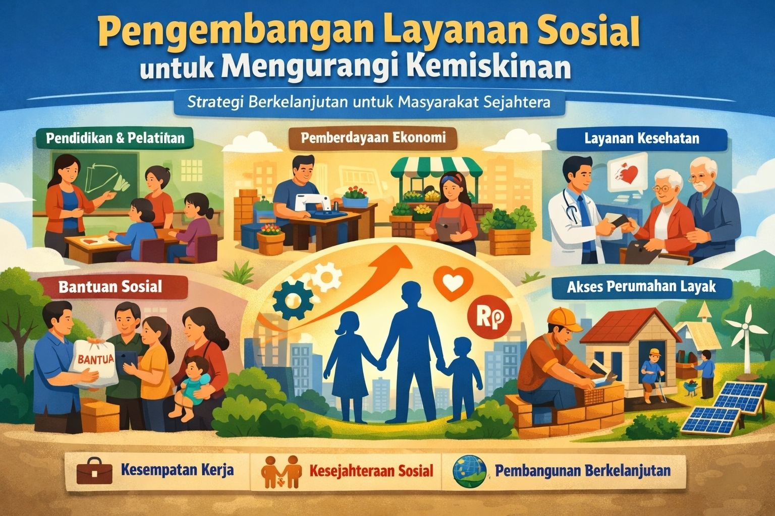 Pengembangan Layanan Sosial untuk Mengurangi Kemiskinan: Strategi Berkelanjutan untuk Masyarakat Sejahtera